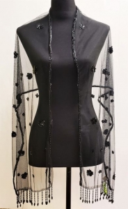 Beaded shawl 21062-B